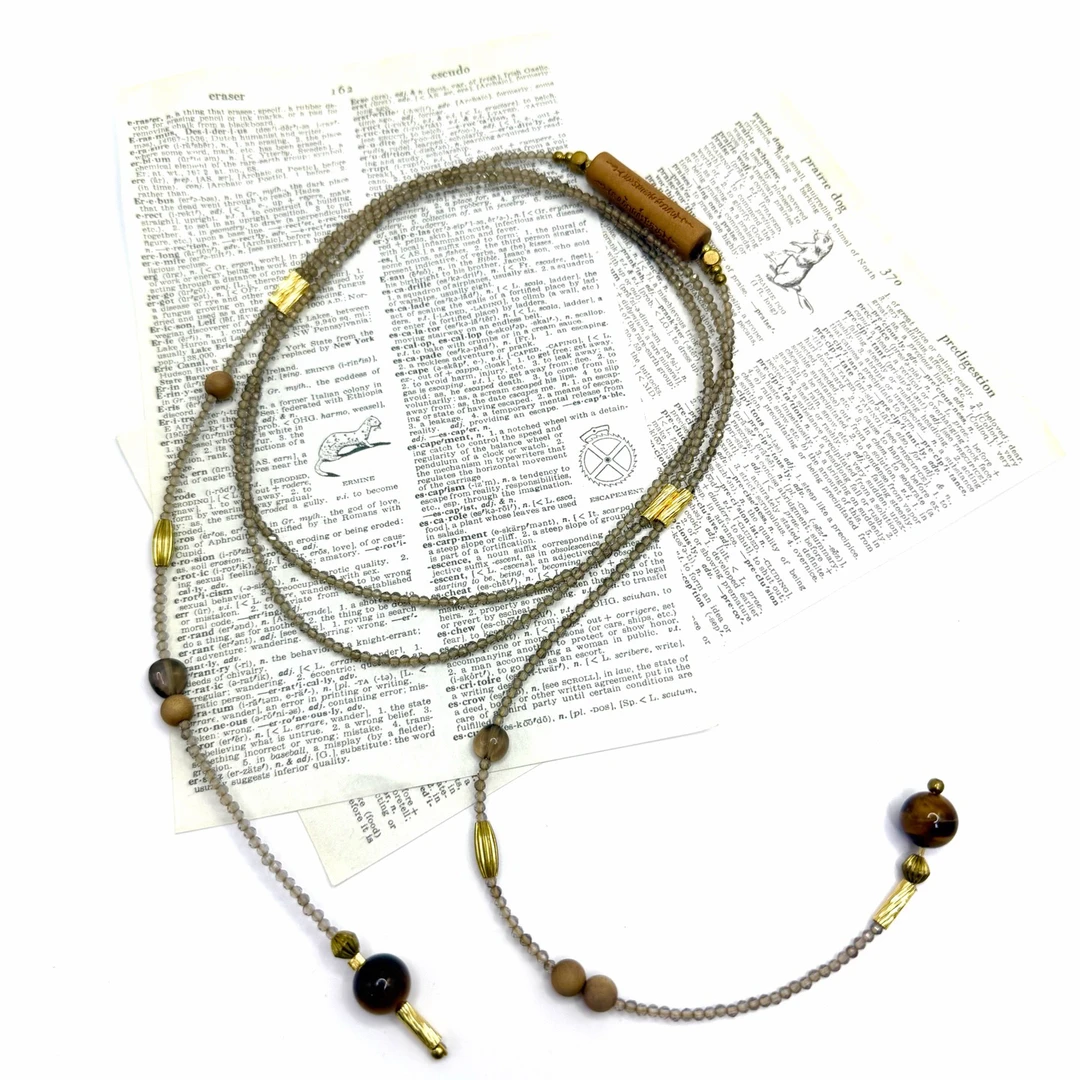 合金项链 「Richer」灰灰SM-17001666茶茶五条拖项链