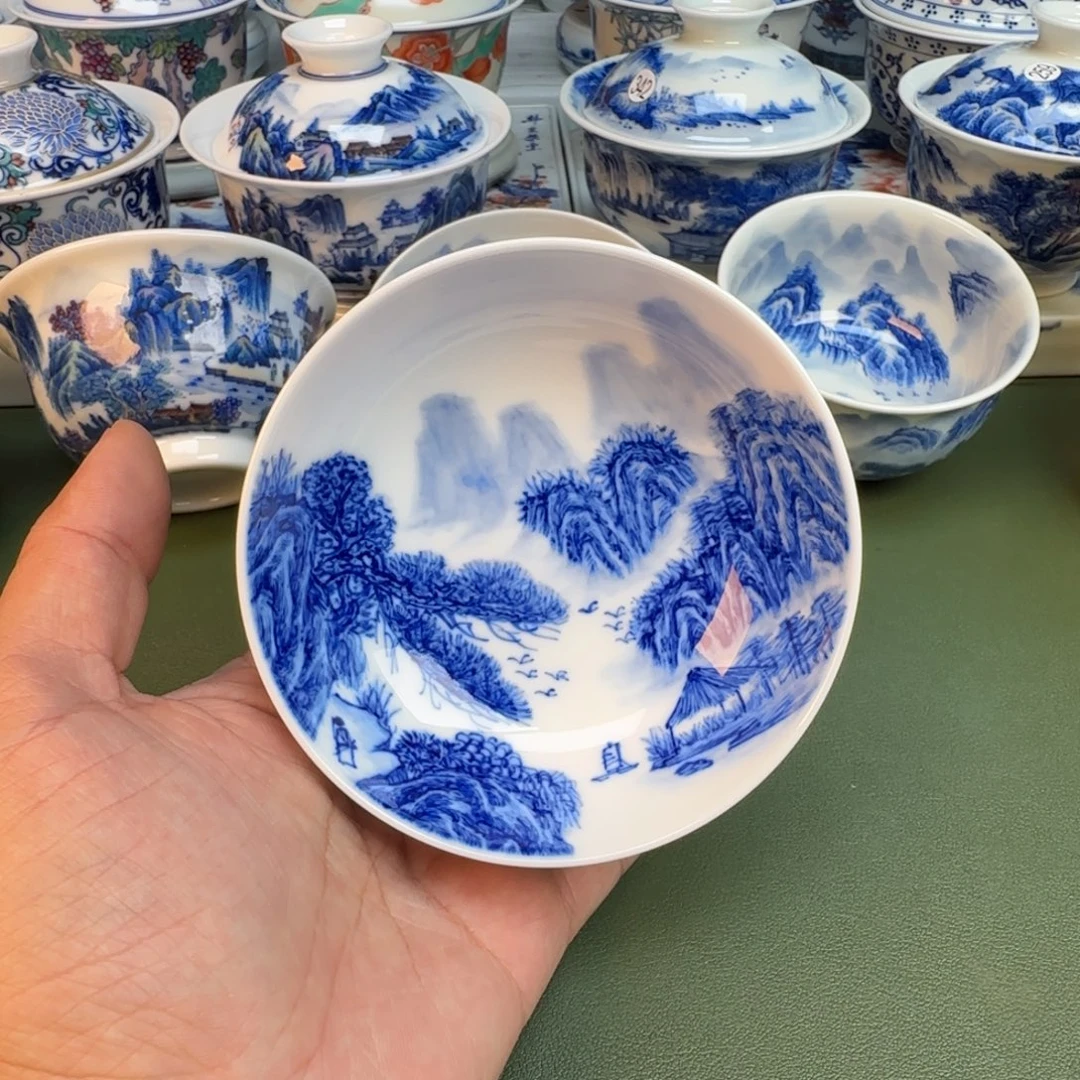 陶纯手工纯手绘茶具348