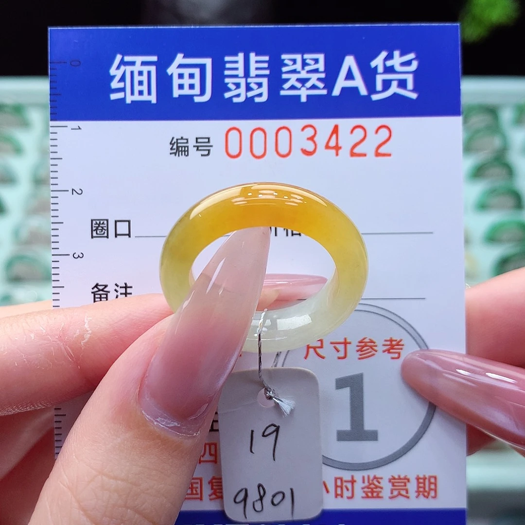 翡翠戒指未镶嵌19号