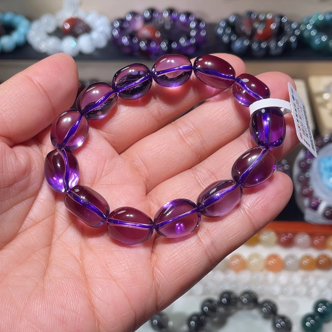 未镶嵌手链水晶紫水晶手链