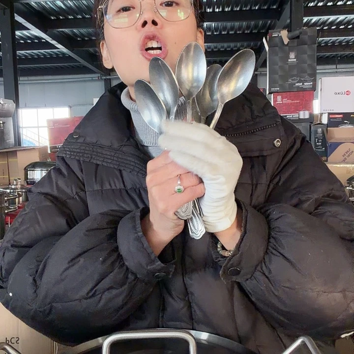 18-10不锈钢美国剑桥做旧五勺