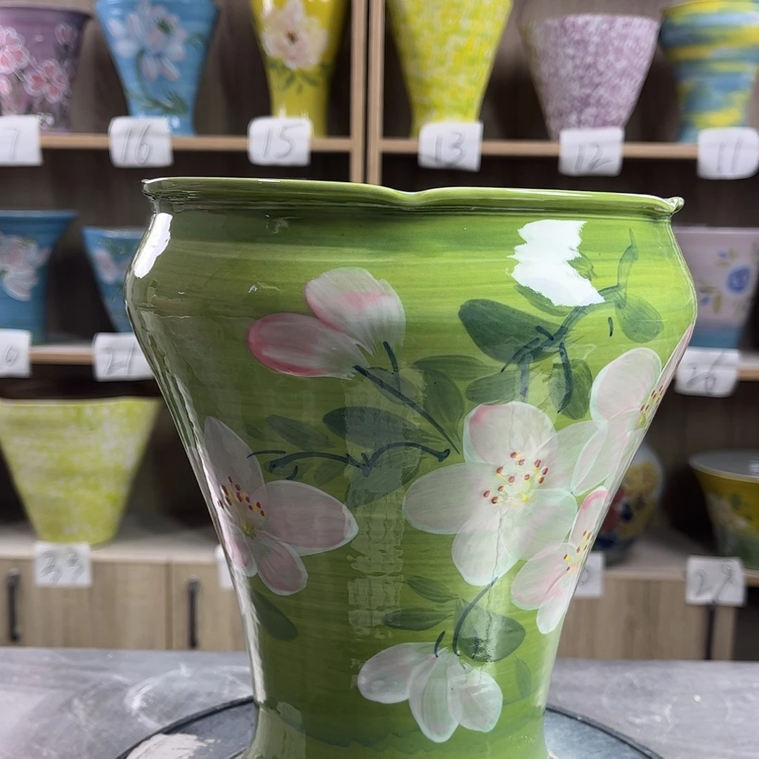 景德镇陶瓷花盆花盆