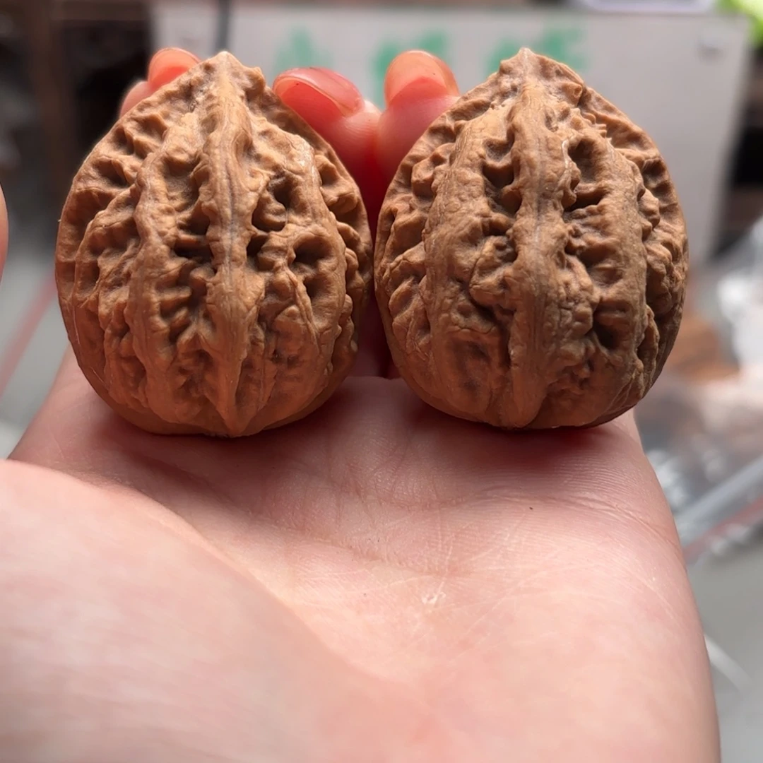 文玩核桃把件小蛙磕4: