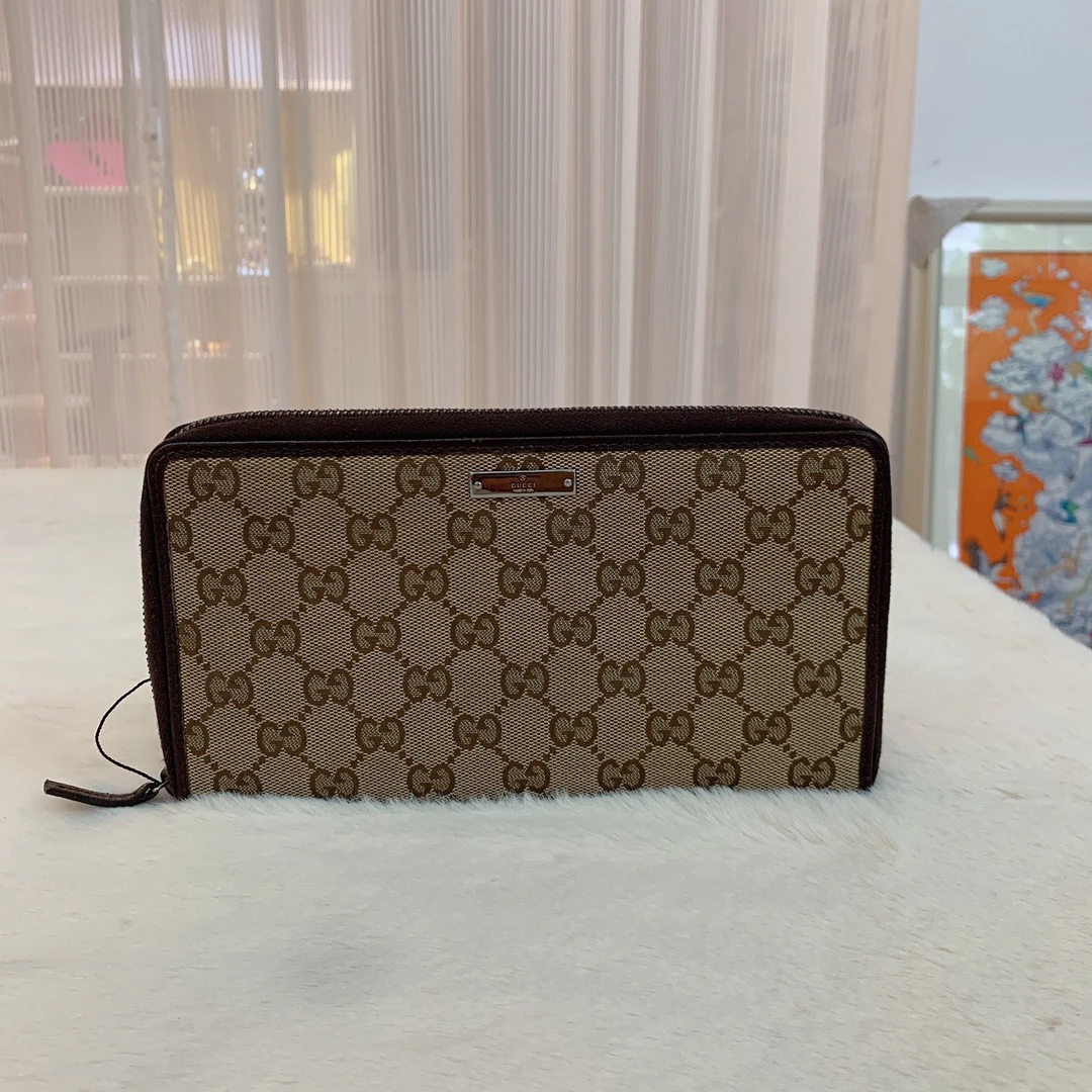 95新 GUCCI/古驰 古驰 帆布手拿包 A685