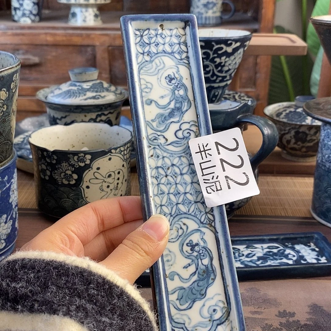 陶手工手绘青花高温陶瓷