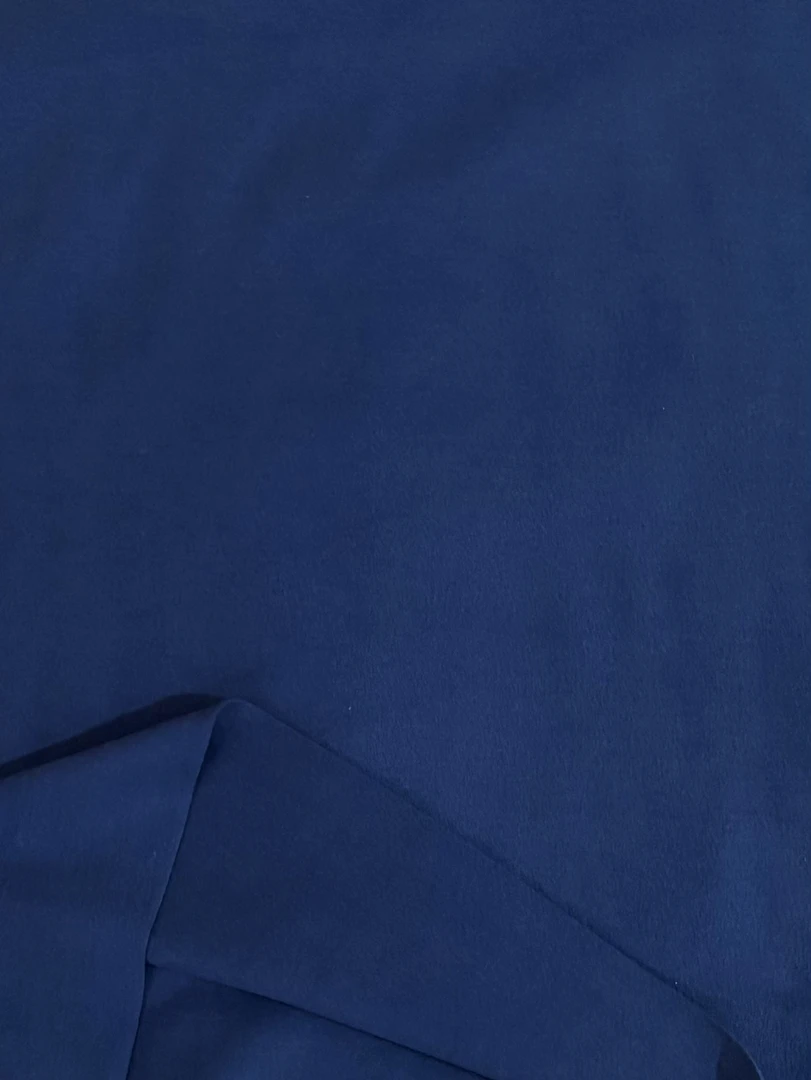 麻蓝色双面奥绒面料两米