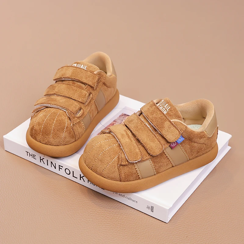 儿童博肯泡泡鞋2025年秋季新款板鞋复古女童休闲韩版男童软底单鞋