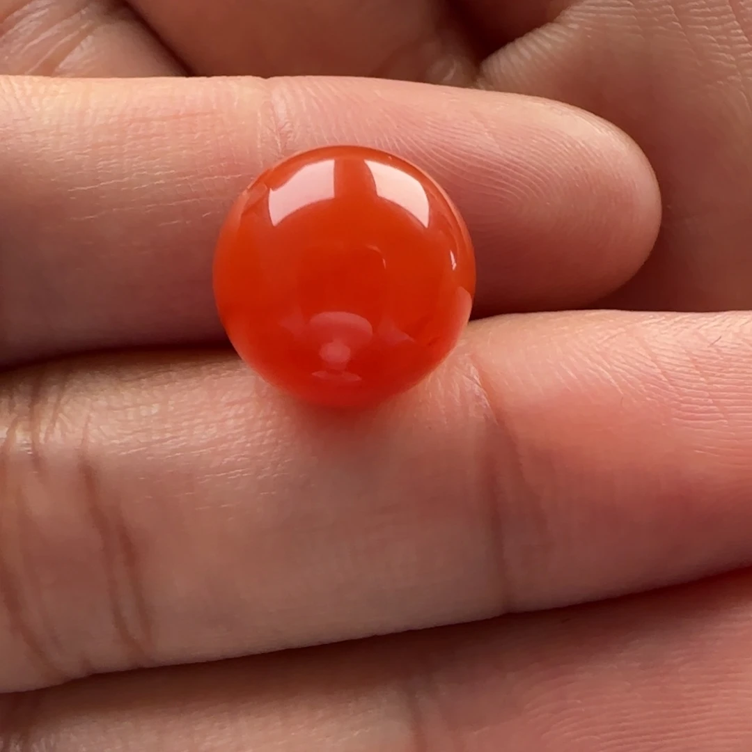南红玛瑙圆珠11.7未镶嵌