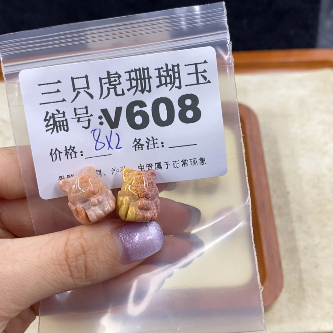硅化珊瑚（珊瑚玉）未镶嵌1甄**儿