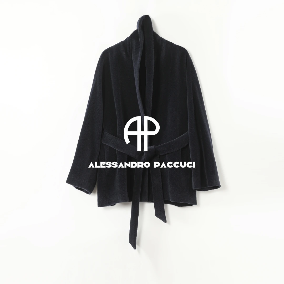 AP洛哥54053DY【浴袍大衣/皇室婴驼】黑标进口TEXCO羊驼毛无衬女装