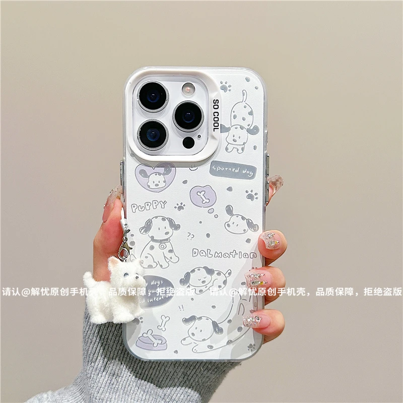 磨砂彩银适用苹果17/iPhone/华为荣耀/OPPO/VIVO/小米手机壳保护