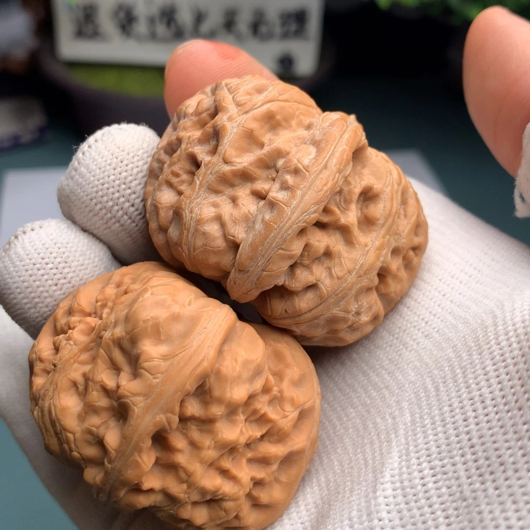 文玩核桃把件黄*梨元宝9