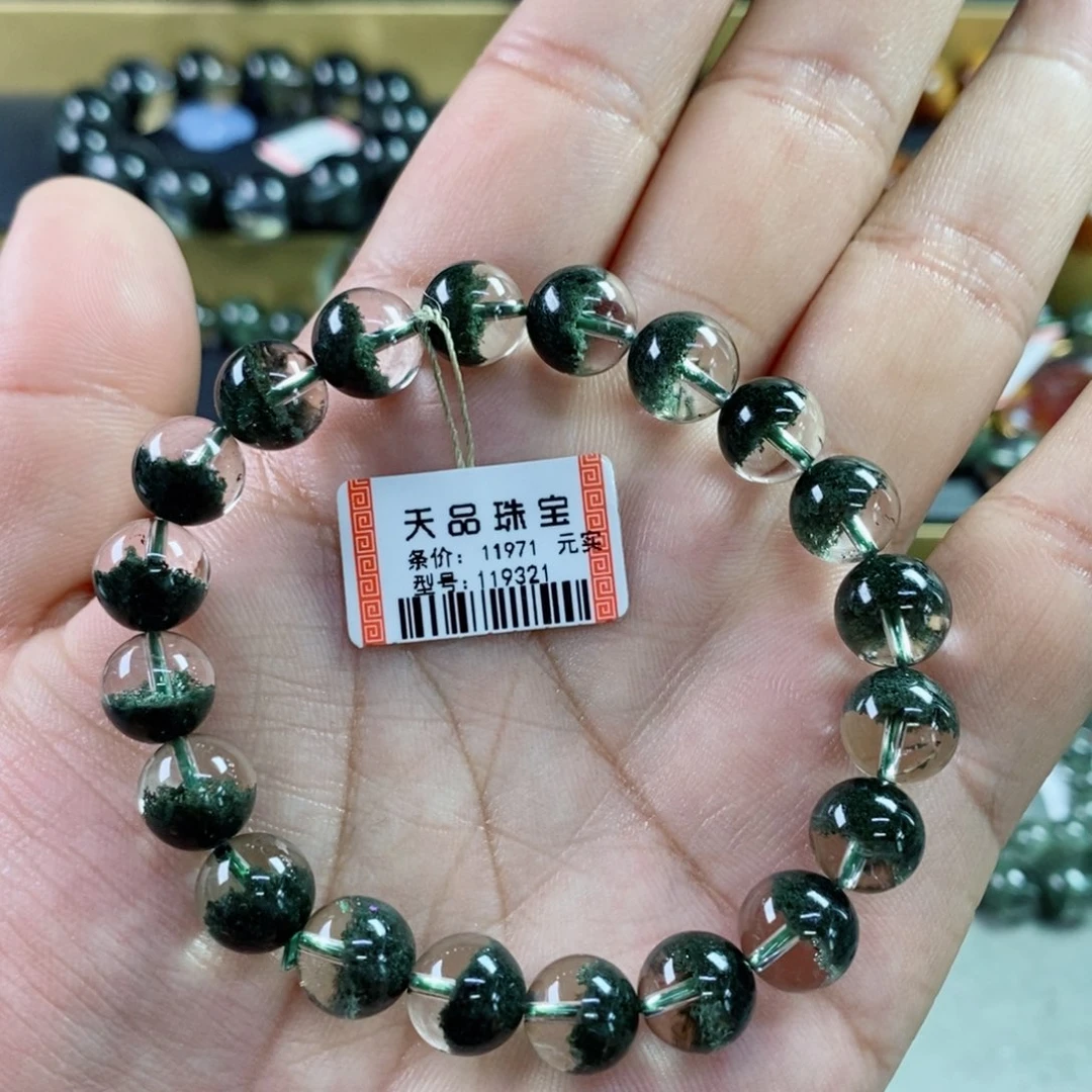 水晶手串未镶嵌绿幽灵119321