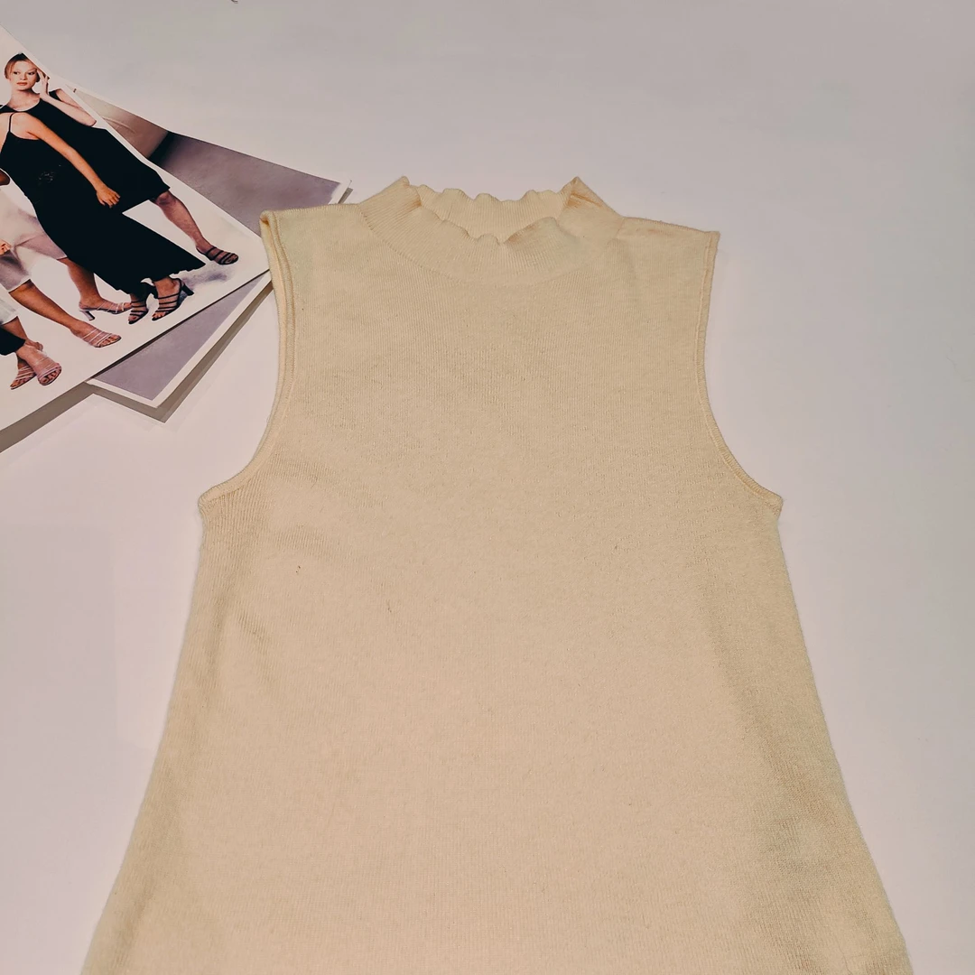 RRROSE细腻圆领背心