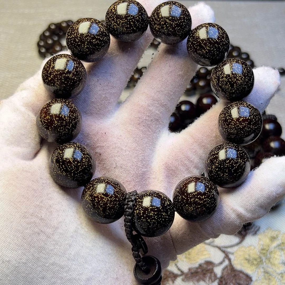 檀香紫檀（小叶紫檀）1.8 13颗爆星