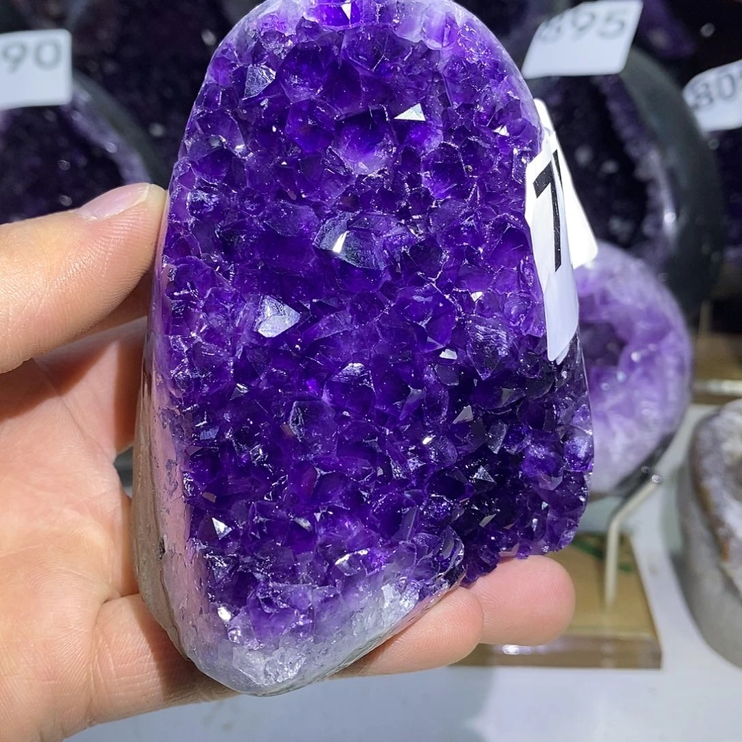 紫晶珠宝半成品未镶嵌753