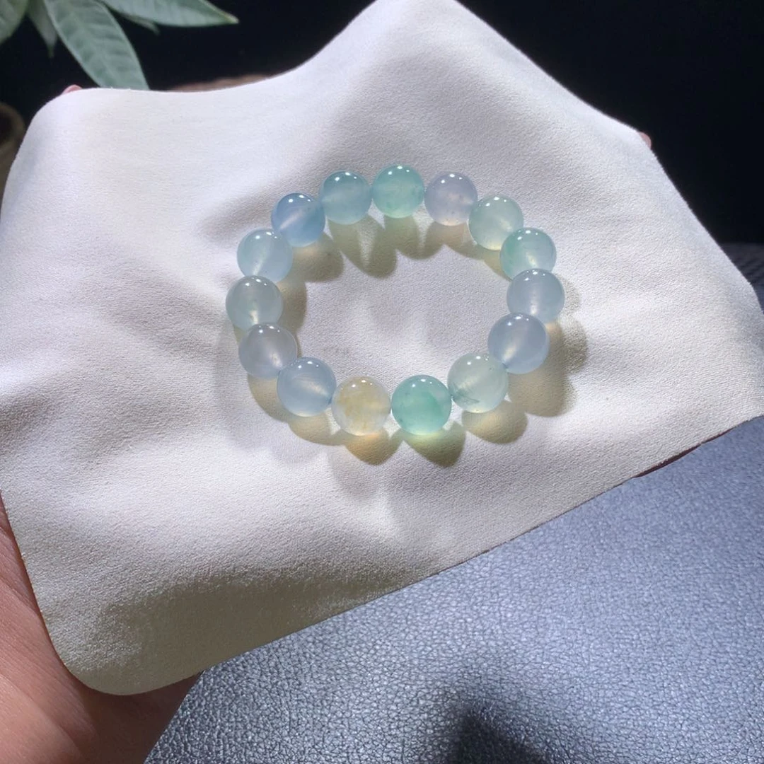 未镶嵌手串翡翠精品秋冬经典款缅甸翡翠圆珠手串