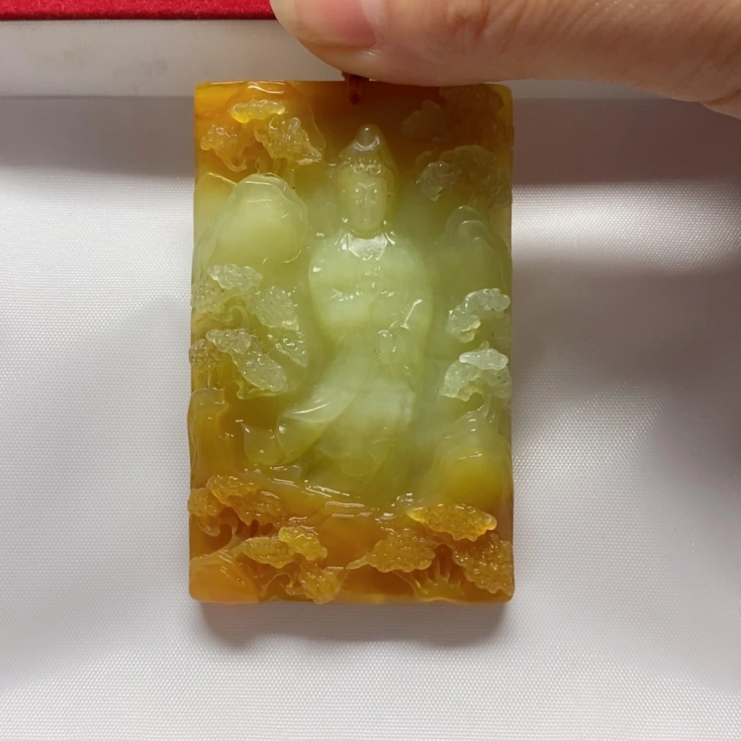岫玉吊坠(赠链)未镶嵌人*心