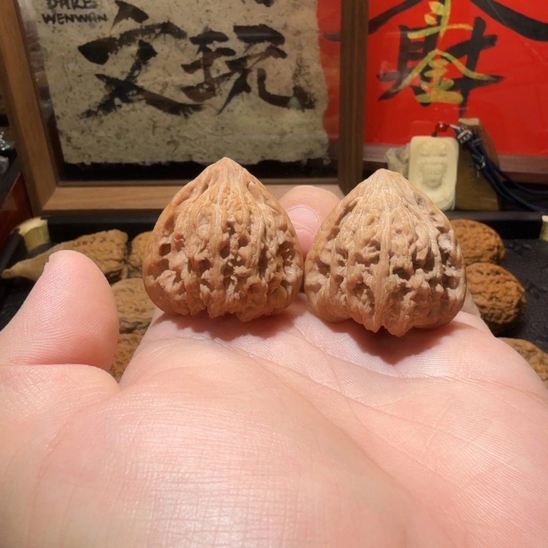 吊坠文玩核桃35三角密纹