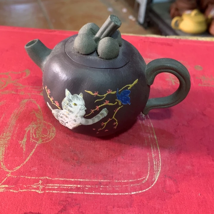 紫砂茶壶原矿手工46