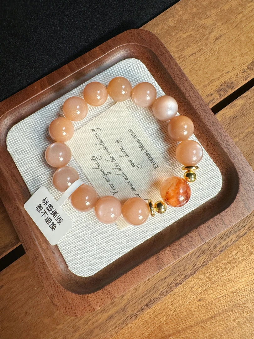 【浮光】沐槿集天然晶石手串链接（直播间专属链接）拍4单发一串