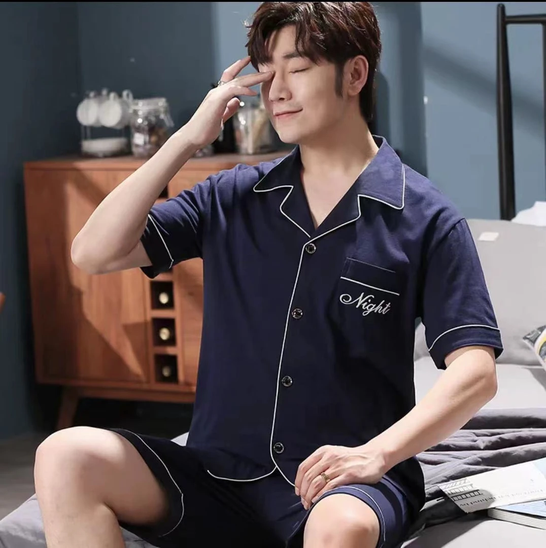 【100-150】睡衣夏季高档短袖短裤家居服可外穿款夏天薄款夏款套装