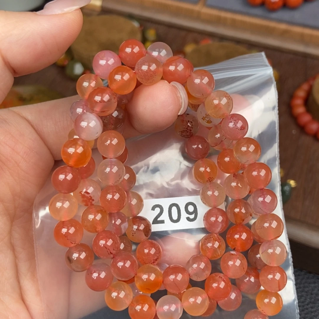 南红玛瑙未镶嵌手链