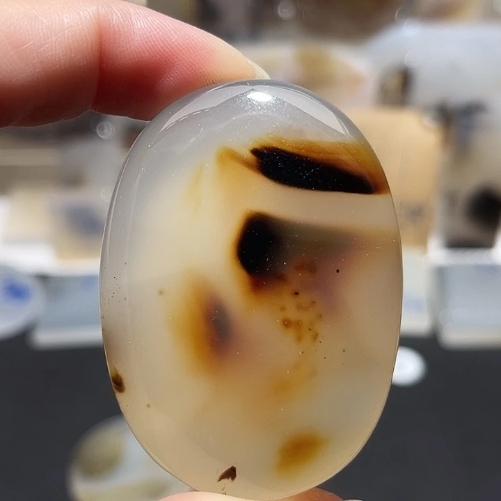 未镶嵌发饰玛瑙/玉髓