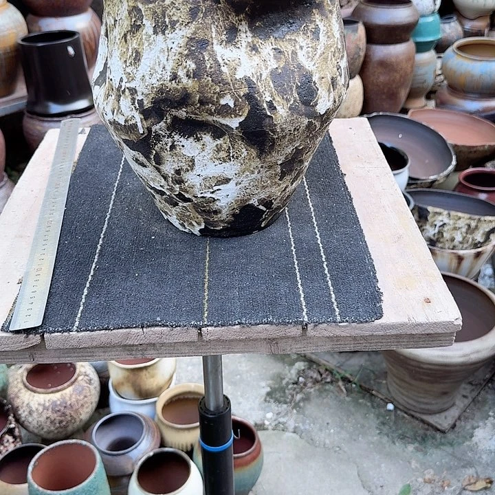 紫砂花盆高度32口径23