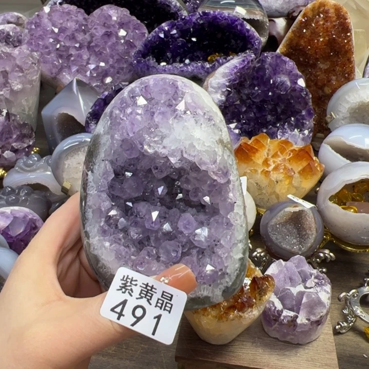 未镶嵌大型摆件（非配饰）紫晶491