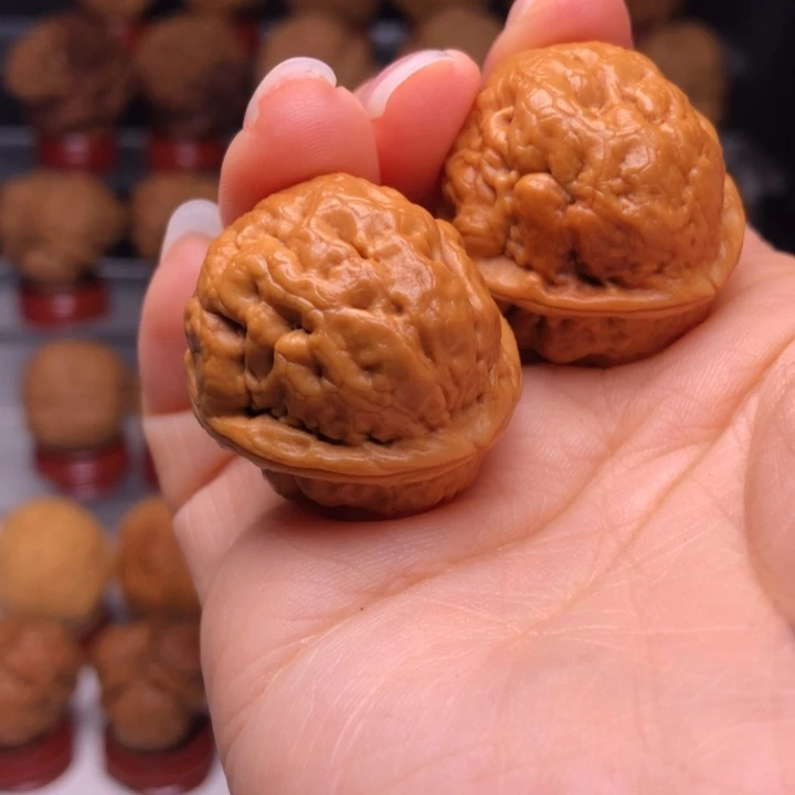 吊坠文玩核桃16脑纹蛙