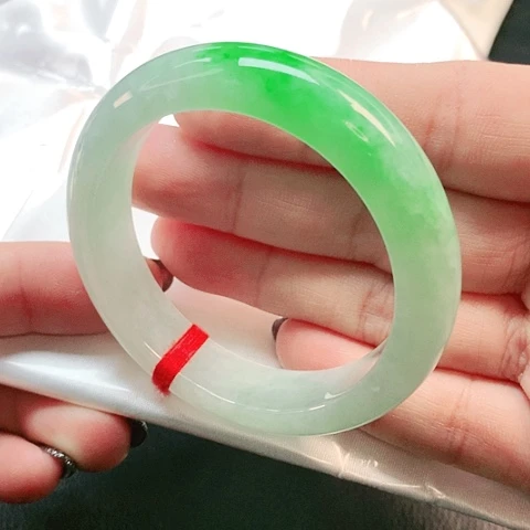 未镶嵌手镯翡翠正圈2916