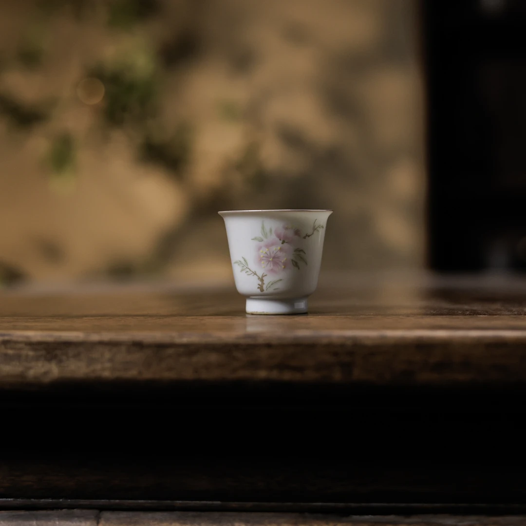【梵田里】茶具-桃花-雲由山坊&梵田里-客杯-40ml（雲由S0461）