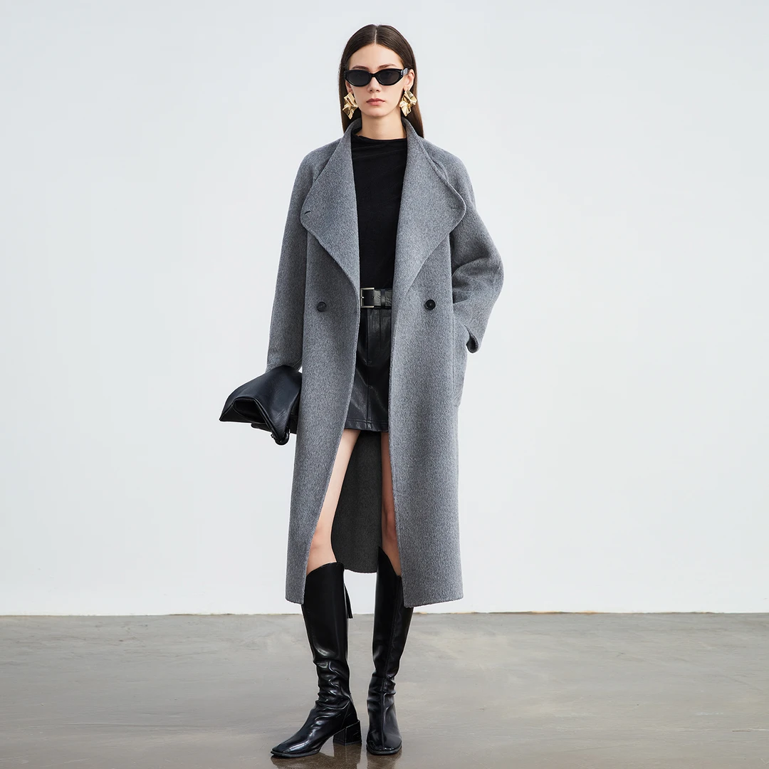 姚领YAOLY长款大衣861M41802秋冬