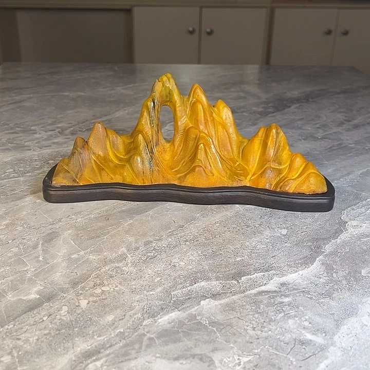 雅***青奇石茶宠鱼缸文房摆件