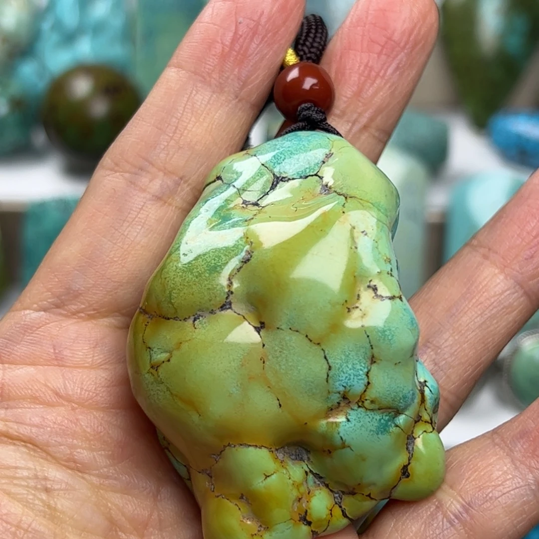 绿松石未镶嵌天然原矿绿松石