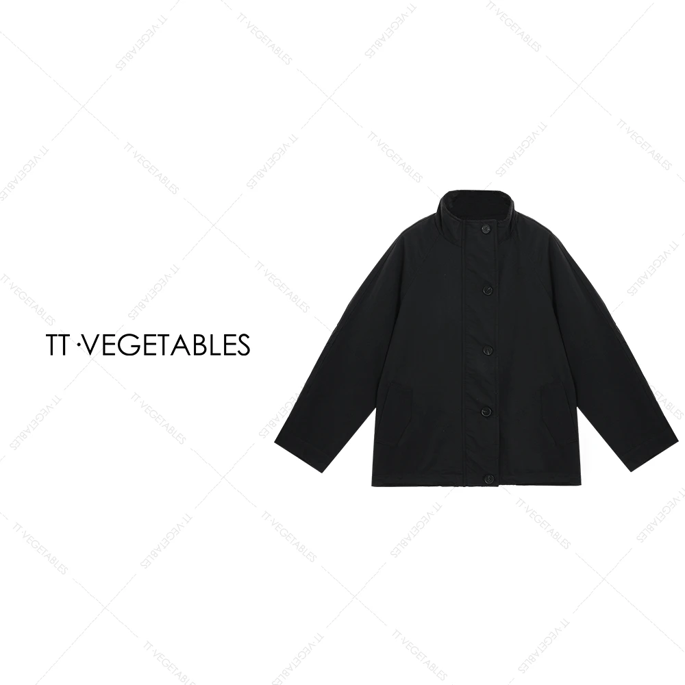 噢芬/小个子 【杯温】棉柔圆领高端气质短棉服秋冬上衣522156