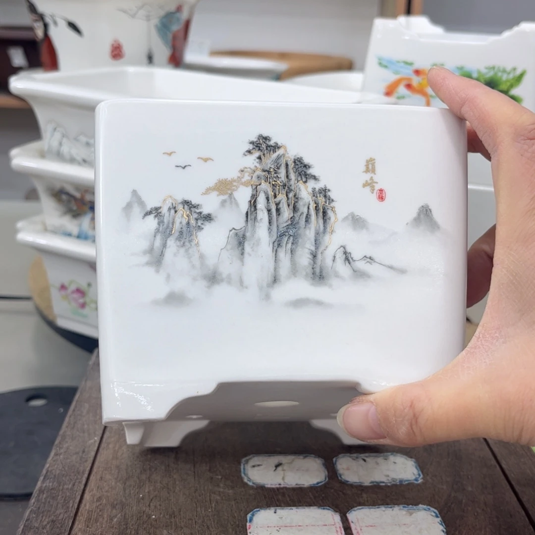 陶瓷森**艺内直径12-9微瑕一只