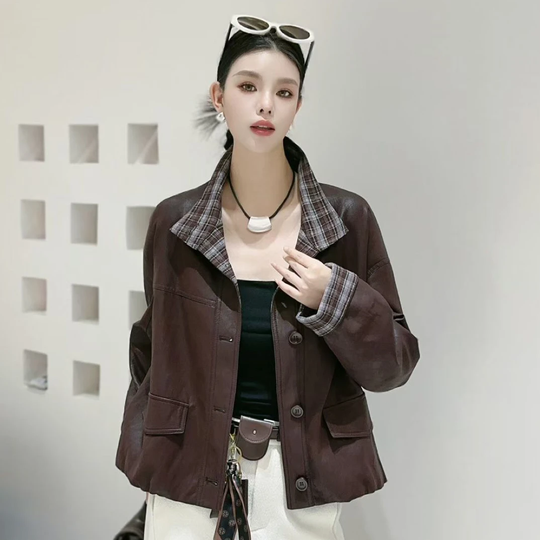 女水洗拉链常规立领休闲夹克