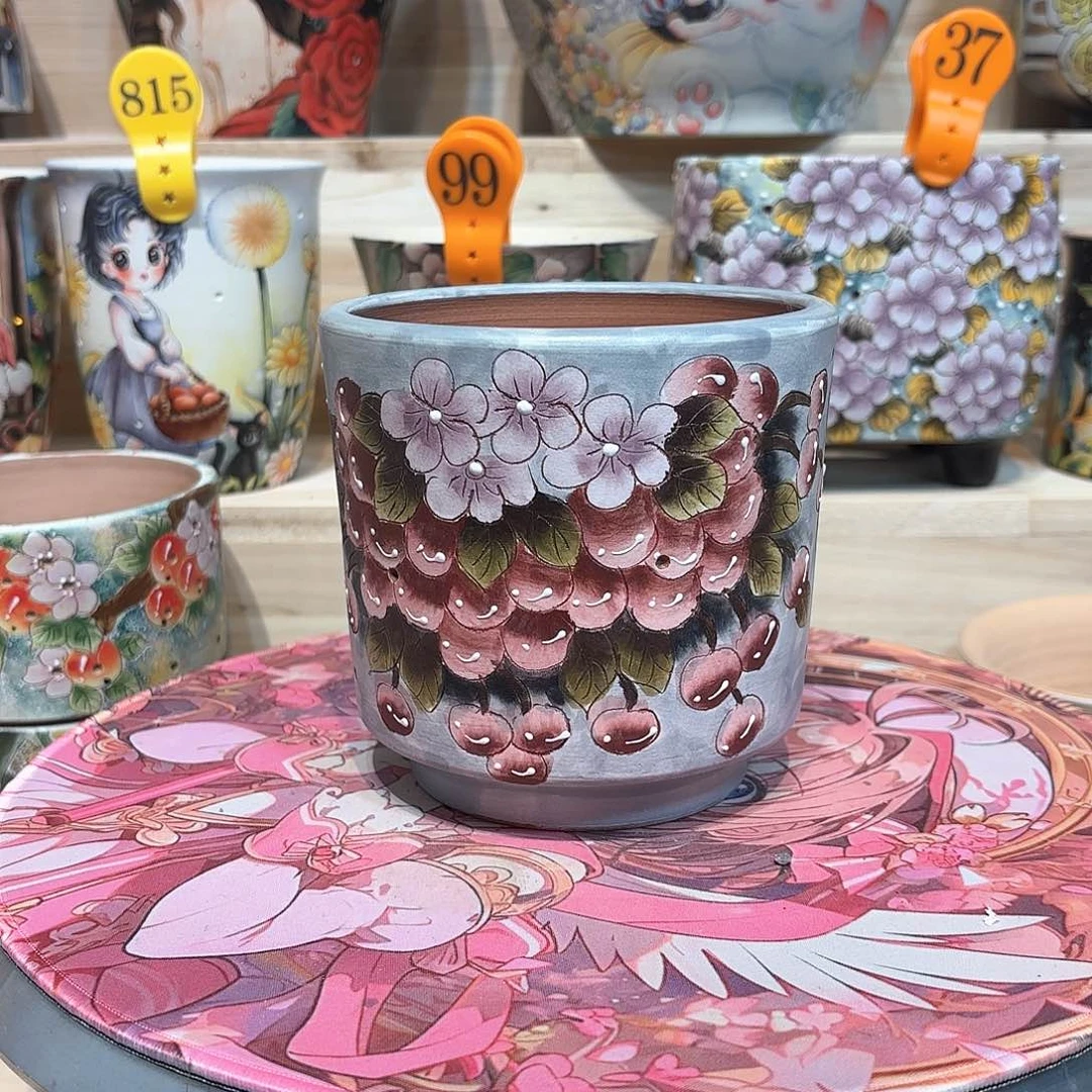 紫砂花盆手工花盆默认微瑕11/12