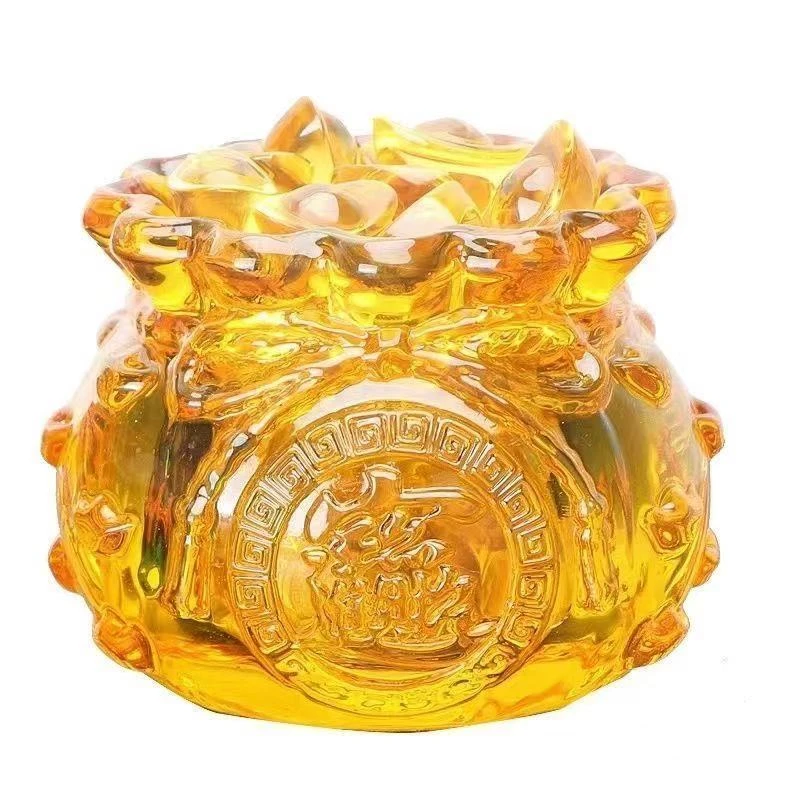 水晶聚宝盆花盆   单独花盆