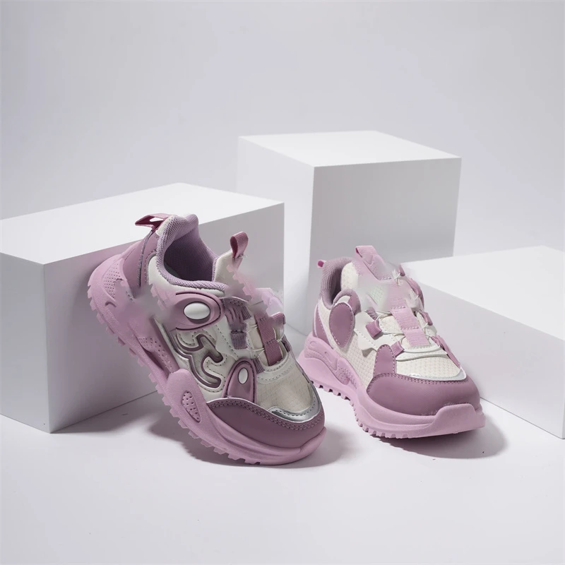 儿童休闲鞋2025春季新款女童鞋男童运动鞋休闲百搭跑步鞋潮