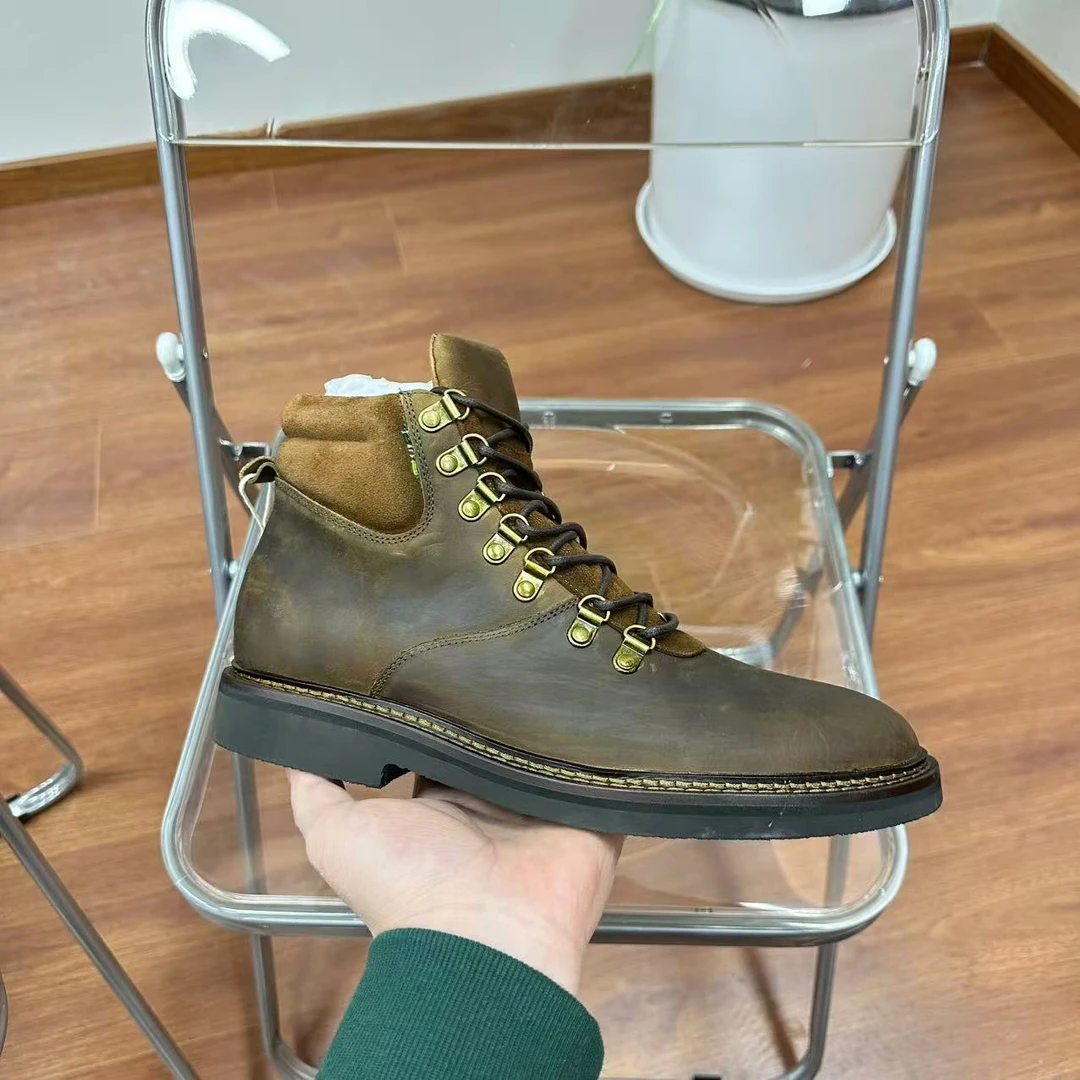 RKF7322款油蜡皮面工装沙漠靴（皮鞋码）