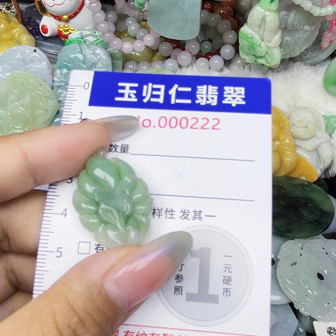翡翠未镶嵌吊坠(不含链)111
