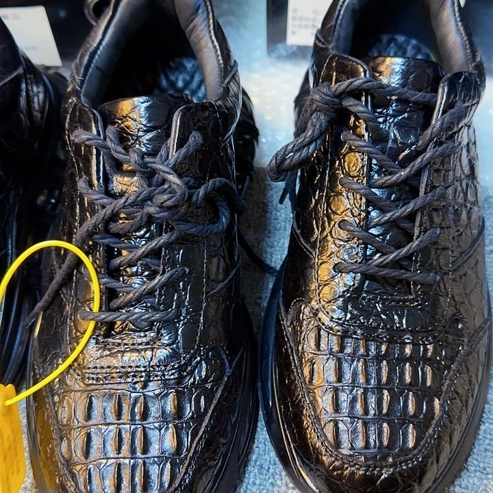 鳄鱼皮（革）皮鞋码数39背骨