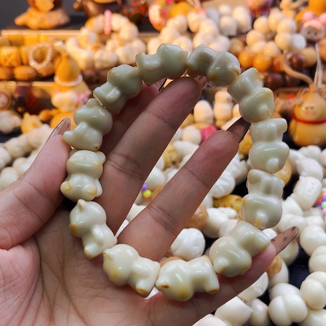 手串菩提根/象牙果小熊