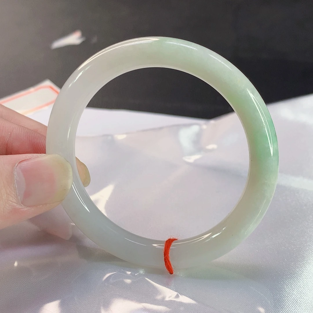 翡翠手镯未镶嵌120缅甸天然翡翠A货