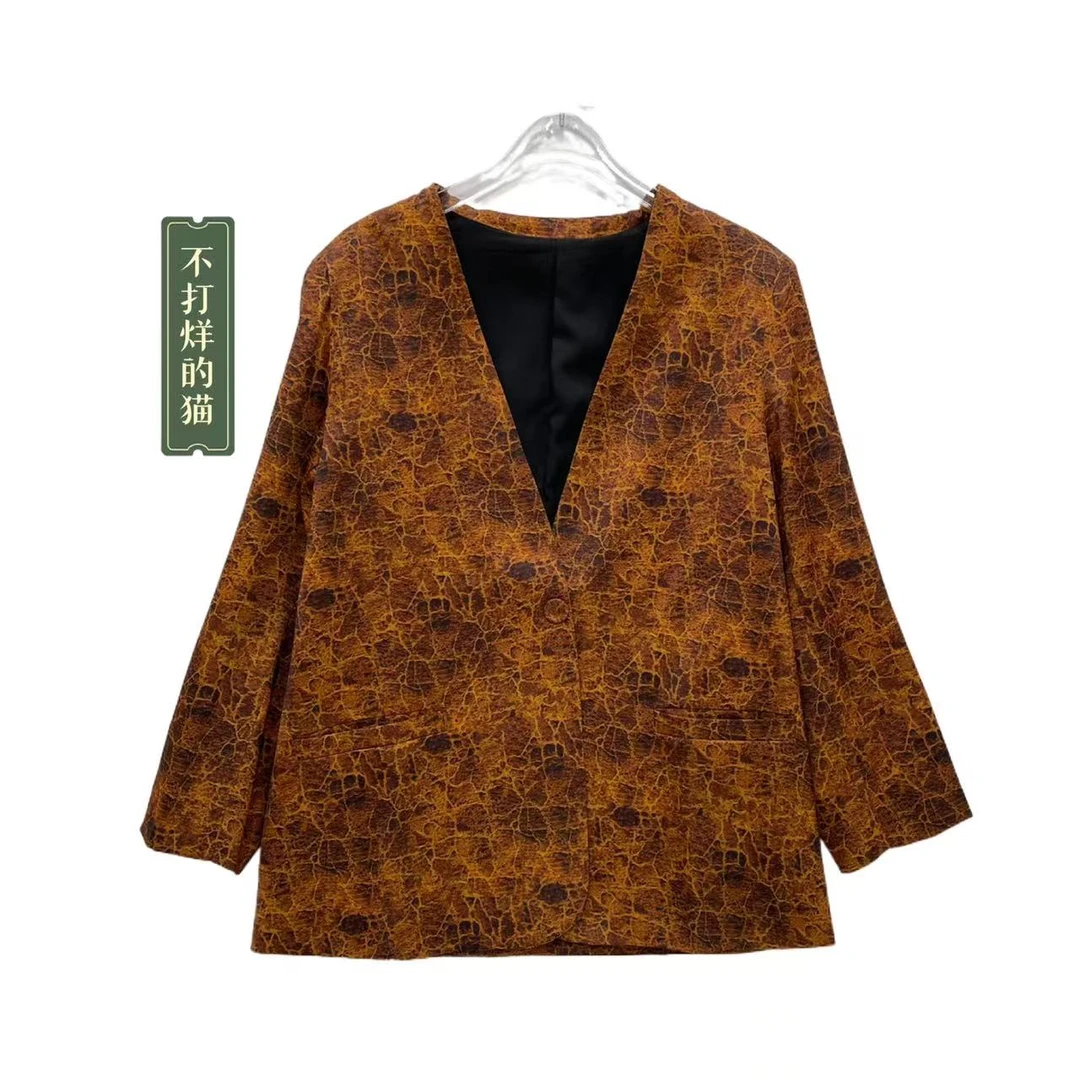 【芊泽】春季新款国风西服版型百搭显瘦上衣B-1005-105