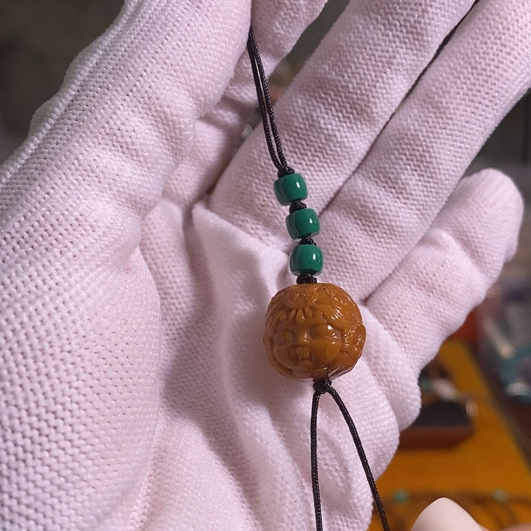 橄榄核吊坠猴头核桃