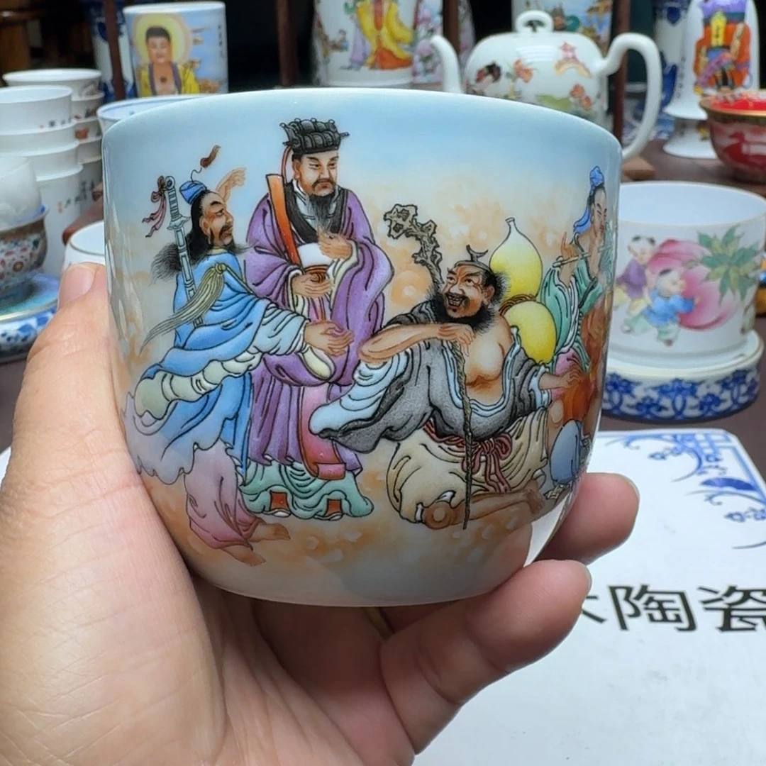 景德镇手工手绘展示